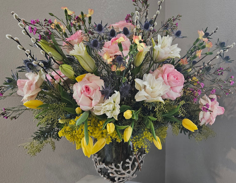 Roses Tulips and Thistle