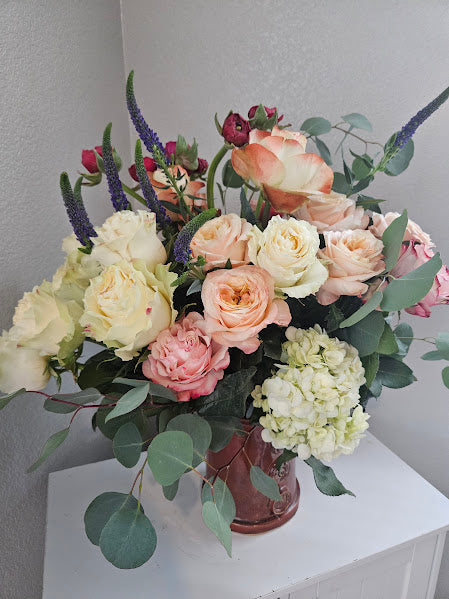 White Roses and Hellebores